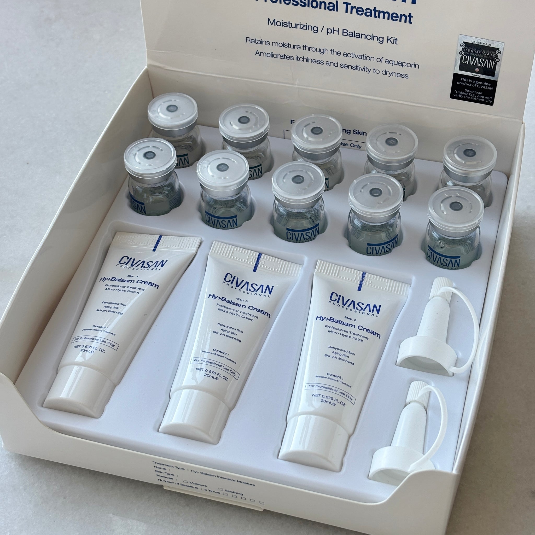 ブースター・導入液 CIVASAN  Hy +Balsam Amazon.com : Civasan Hy+Balsam Professional Treatment Kit : Beauty