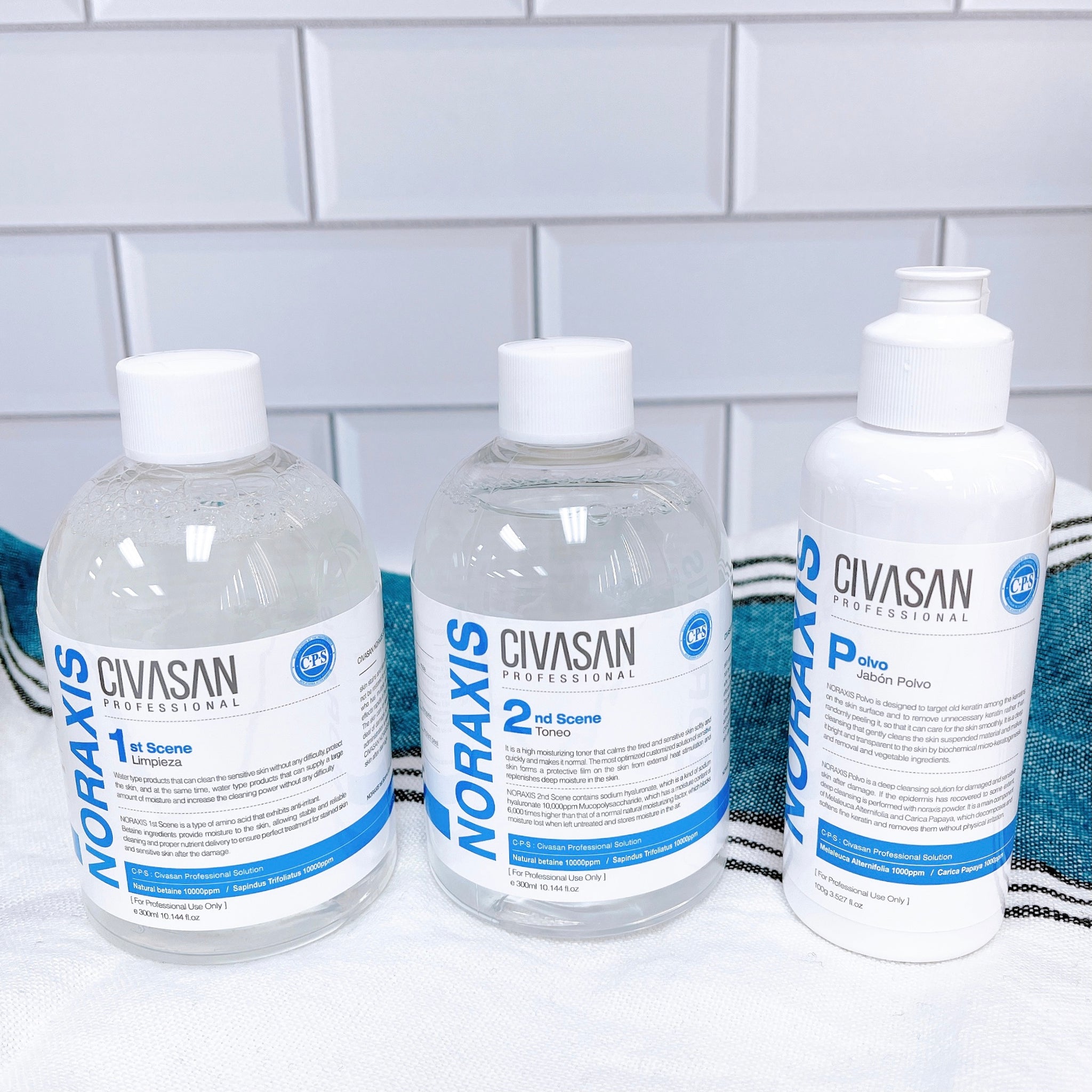 クレンジング・メイク落とし NORAXIS FIRST SCENE & CIVASAN TONER